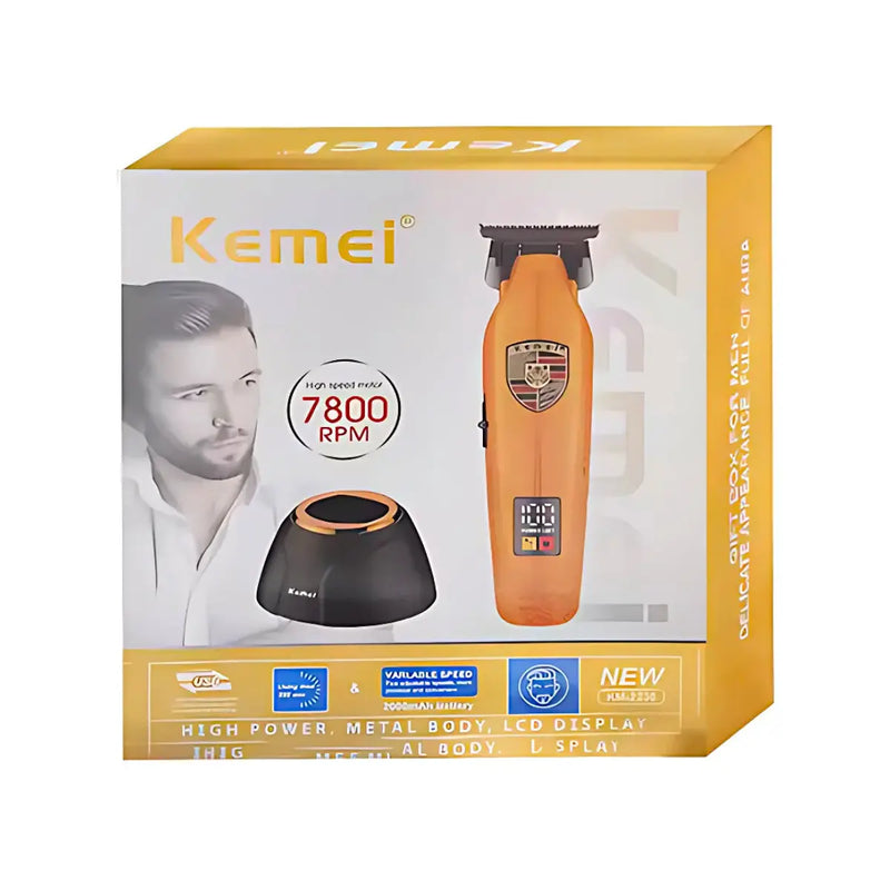 Kit Premium Corte Km-2230 + Acabamento Km-2236 + Shaver Km-T93 | Kemei ®