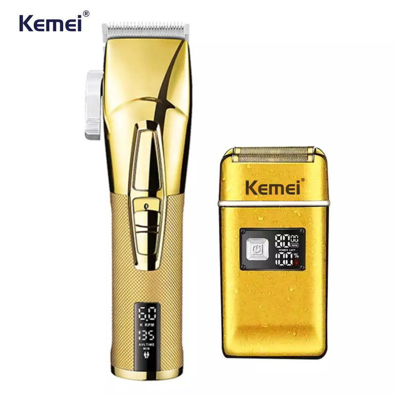 Máquina de Corte Km-5096 + Shaver Km-TX8 | Kemei ®