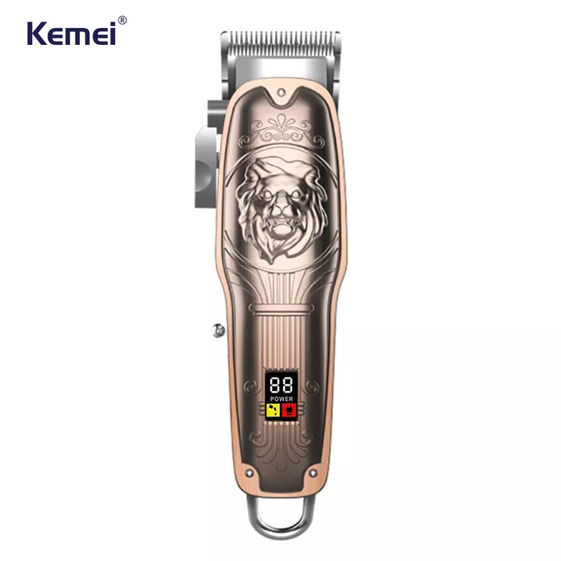Máquina de Cortar Cabelo Profissional Km-Tx2 Pg | Kemei ®
