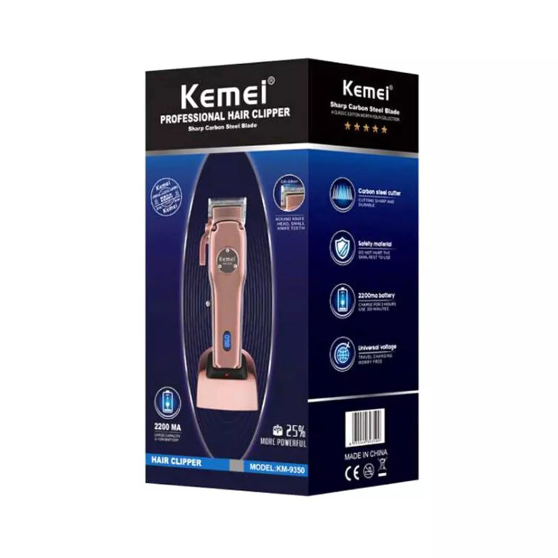 Máquina de Cortar Cabelo Profissional Km-9350 | Kemei ®