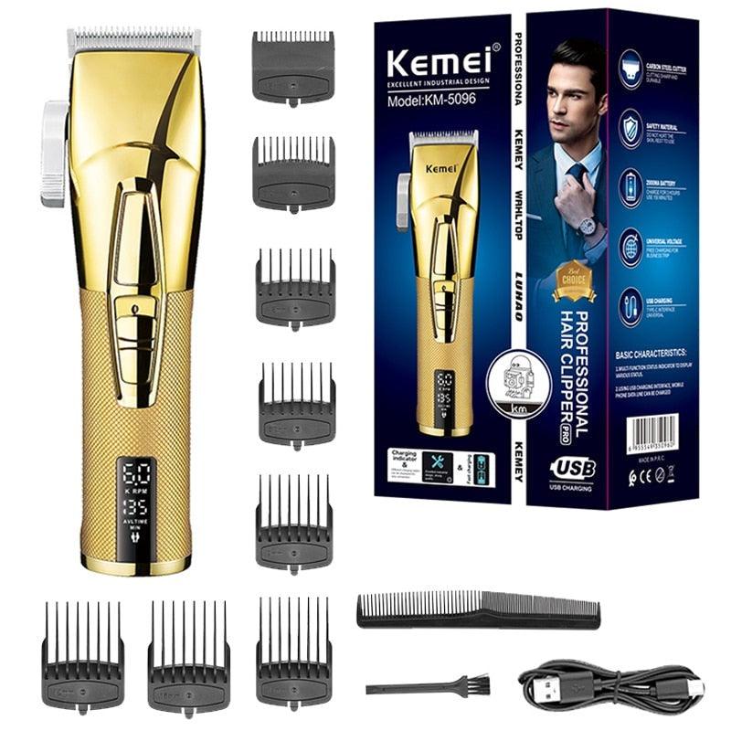 Máquina de Corte Km-5096 + Shaver Km-TX8 | Kemei ®